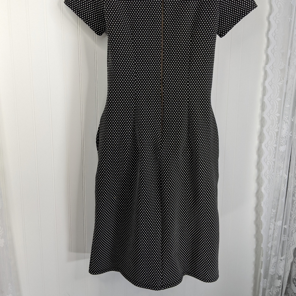 ESHAKTI Mini Polka Dot Shift Dress Sz 6 - Picture 7 of 13